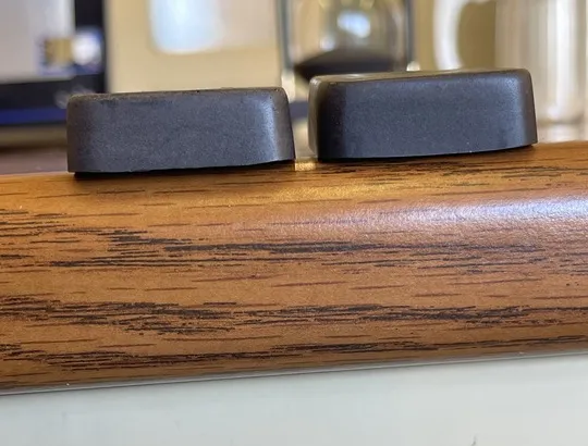 Two wax seal samples, one tagged and one untagged, that look identical